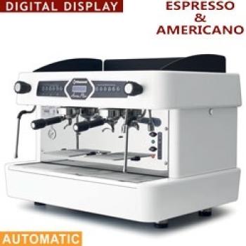 AROMA/2EW (24) Expressomaschine, 2-gruppig, automatisch (mit Display) - WEIß